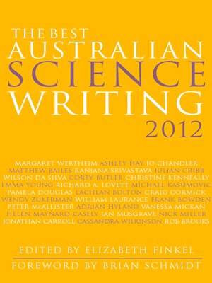 cover image of The Best Australian Science Writing 2012